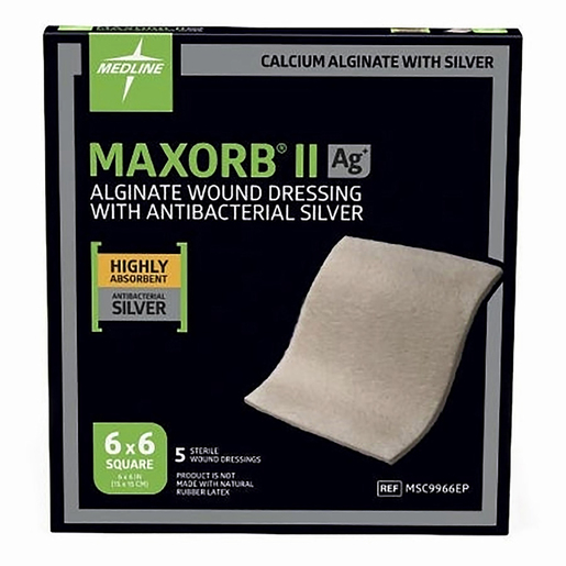 what is silver alginate wound dressing Amazon.com: Silver Calcium Alginate Wound Dressings 4x5-10 Sterile Highly Absorbent Dressings for Moderate and Heavy Exudate