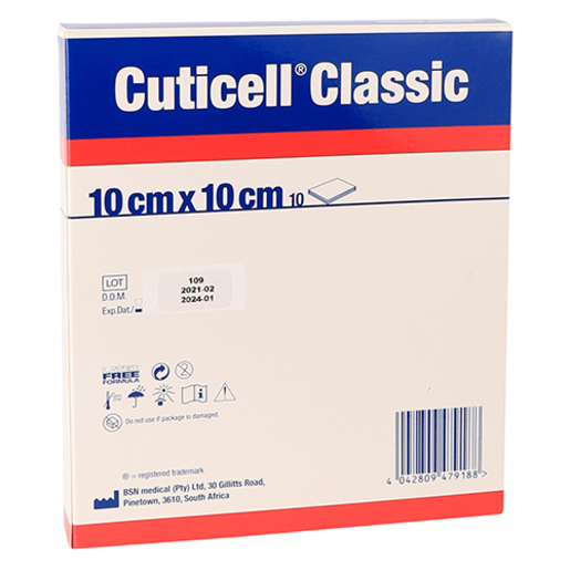 cuticell classic paraffin gauze dressing Cuticell Classic Paraffin Gauze Dressing 10cm x 10cm: Buy packet of 10.0 gauzes at best price in India
