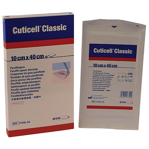 cuticell classic gauze dressings CUTICELL PARAFFIN GAUZE 36'S PreMed
